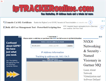 Tablet Screenshot of iptrackeronline.com